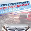 TRITONSPORT передний капот декоративная эмблема значок логотип наклейка табличка для MITSUBISHI TRITON SPORT L200 L300