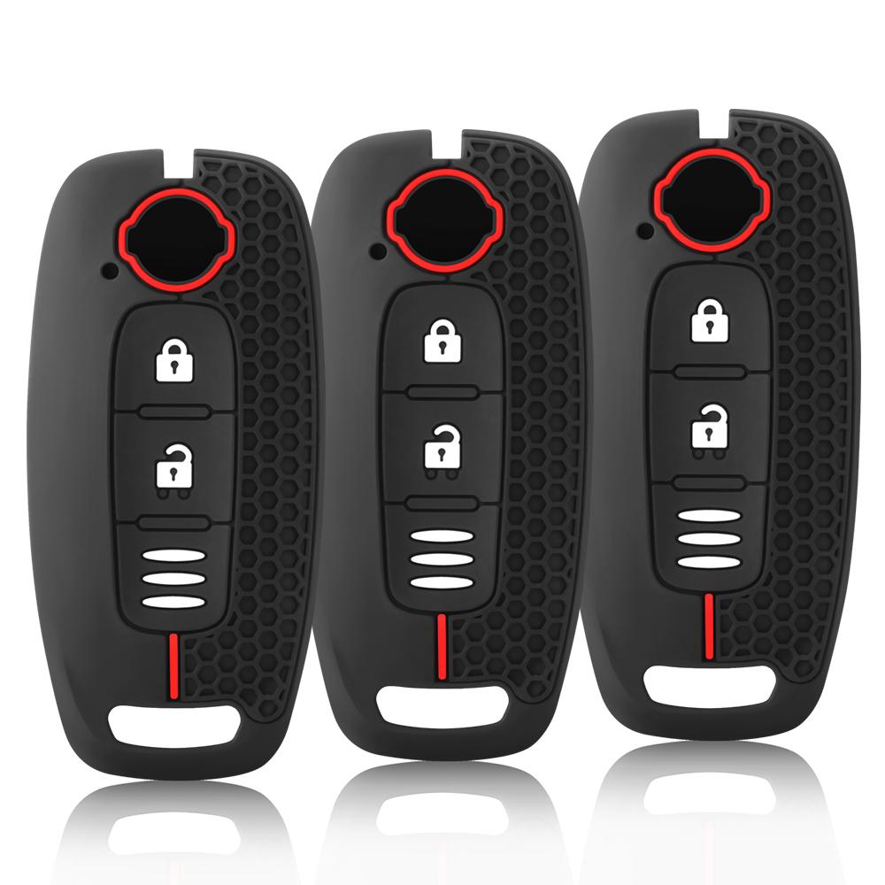 Силиконовый защитный чехол для ключа, держатель для Nissan X-trail t33 Kicks Qashqai J12 Juke Teana Altima Ariya 2023 2024 Remote