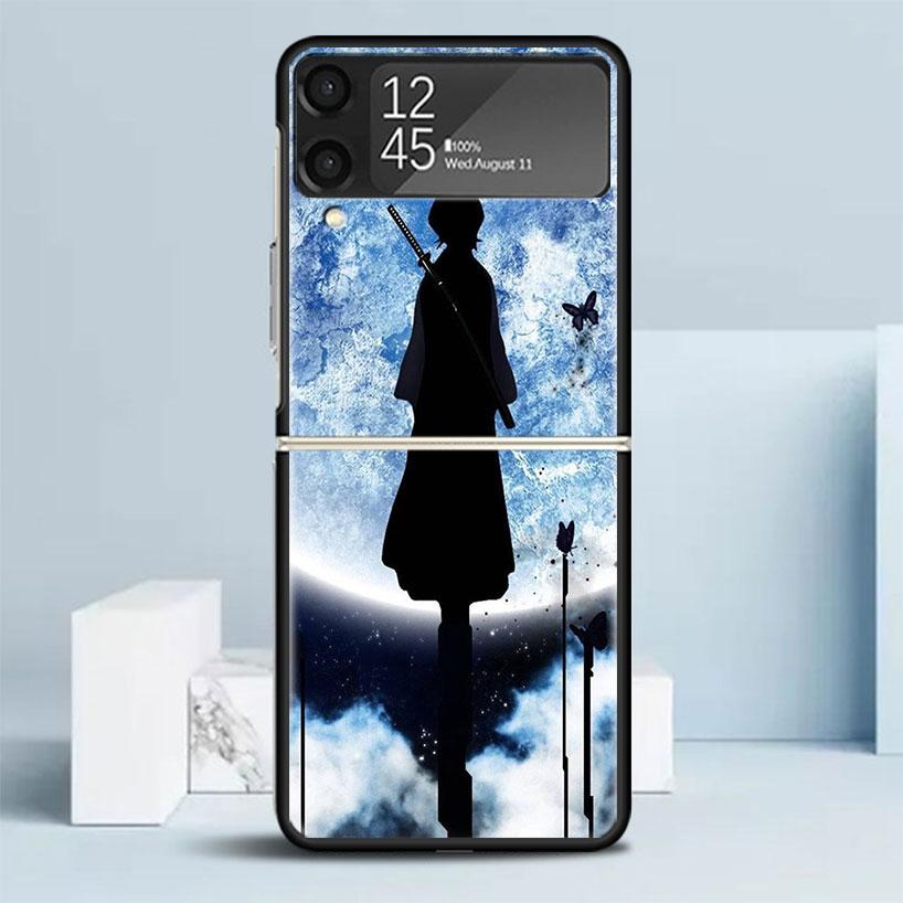 Bleach Kuchiki Rukia Phone Case For Samsung Galaxy Z Flip7 Flip6 5G Flip5 Flip4 Flip3 ZFlip 7 6 3 4 5 Shockproof Back Cover Gala