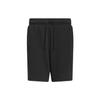 All Season Fleece Shorts With Solid Color Logo Men Shorts Black IK2129