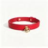 Genuine Leather Pet Collar Small Dogs Cats Adjustable Neck Strap With Bell