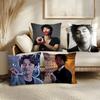 G-Gong Yoo Наволочка для подушки Мягкая коротковорсовая наволочка Гладкая уютная текстура Эстетичный чехол для подушки Декор для дома