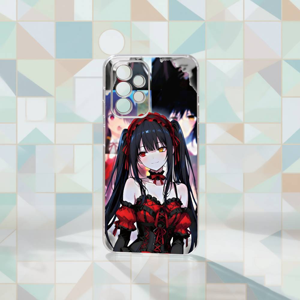 Чехол для телефона Date A Live Токисаки Куруми Прозрачный Силиконовый Мягкий Для Samsung S25, S24, S21, S22, S23, S30, Ultra, S20, Plus, Fe