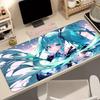 Anime HHatsune MMiku Pink Sakura Kawaii Large x Extended Mouse Pad Non Slip Desk Mat Keyboard Rug for PC Gamer Laptop