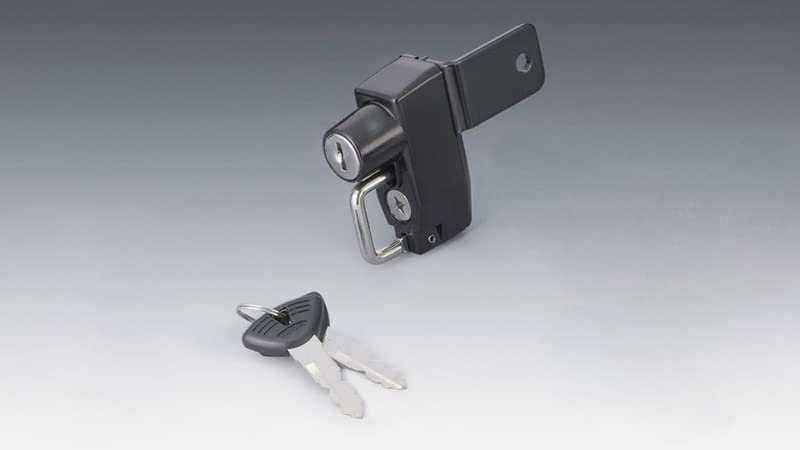 Держатель замка для шлема Kijima Bike Parts, стальной, противоугонный, боковой, одинарный, левый, черный 303-1572