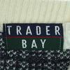 TRADER BAY 90s Old Check Pattern Long sleeve sweater green Men's Used