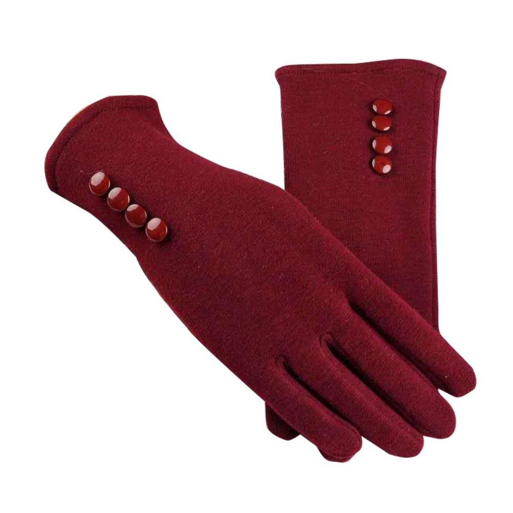 Однотонные варежки с полными пальцами, флисовые теплые перчатки, осень-зима, перчатки с сенсорным экраном, для занятий спортом на открытом воздухе