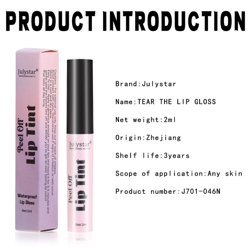 6 цветов матовая помада-смывка Tear стойкая водостойкая антипригарная помада-блеск для губ в форме чашки