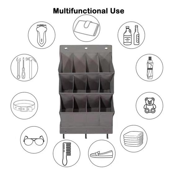 Store Shoes Keep Neat Sturdy Large Capacity Door Back Hanging Shoe Holder Wall Storage Bag