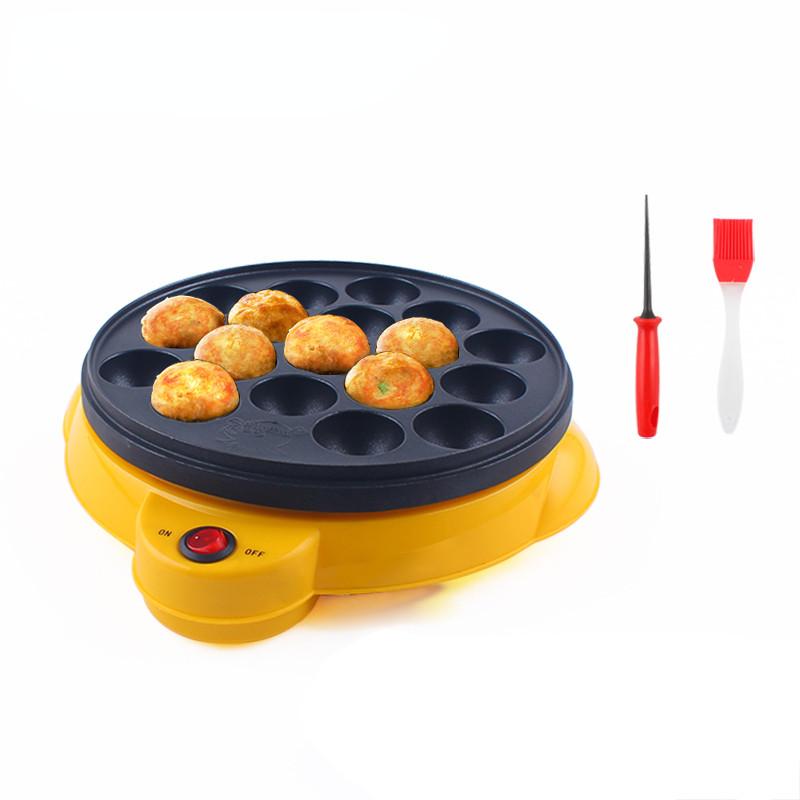 650W Electric Takoyaki Maker Donut Octopus Ball 18 Holes Grill Pan Professional Cooking Tools Household Maruko Baking Machine