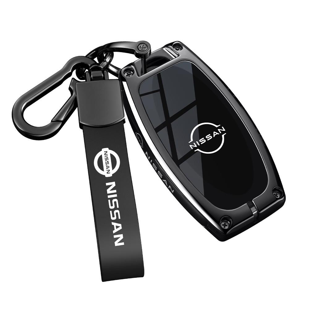 Чехол для ключей Nissan: Подходит для новых моделей Sylphy, Teana, Tiida, Qashqai, X-Trail, Bluebird, В комплекте брелок для мужчин