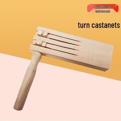 Двухрядная деревянная хлопушка Орфа (15x15.5x5.5) – Пособие для раннего обучения