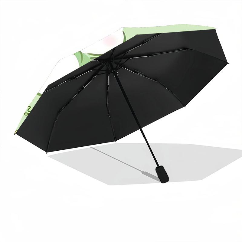 1pc Lively Pochacco Durable Cartoon Folding Umbrella, Portable 3-Fold Compact Umbrella for Men and Women, Suitable for Travel or Daily Use.S047