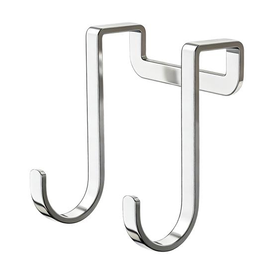 Wall Mounted Alternative Hooks Heavy Duty Bunk Bed Hook, Stainless Steel No Drill Over The Home Organization Hardware Door Space Saving Organizer
