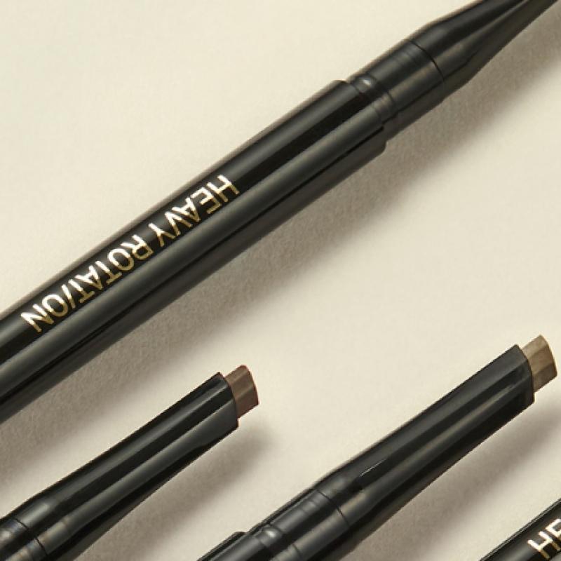 Kisme [1+1] Карандаш для бровей Kisme Heavy Rotation Hard Edge, ограниченный выпуск [Проект 1+1] Нет. 2 Натуральный Коричневый