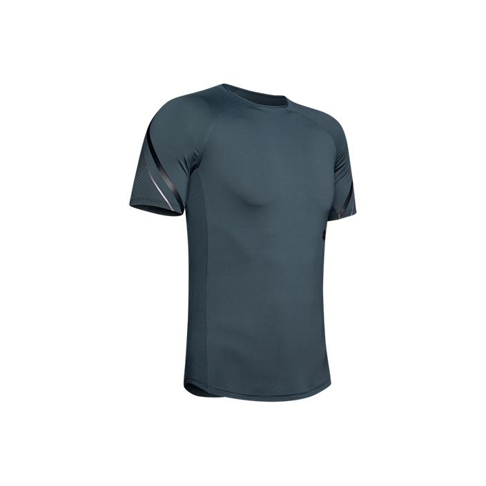 Under Armour Футболка для тренировок с коротким рукавом с графическим принтом UA RUSH, мужская, цвет Cool-Copper 1345196-073