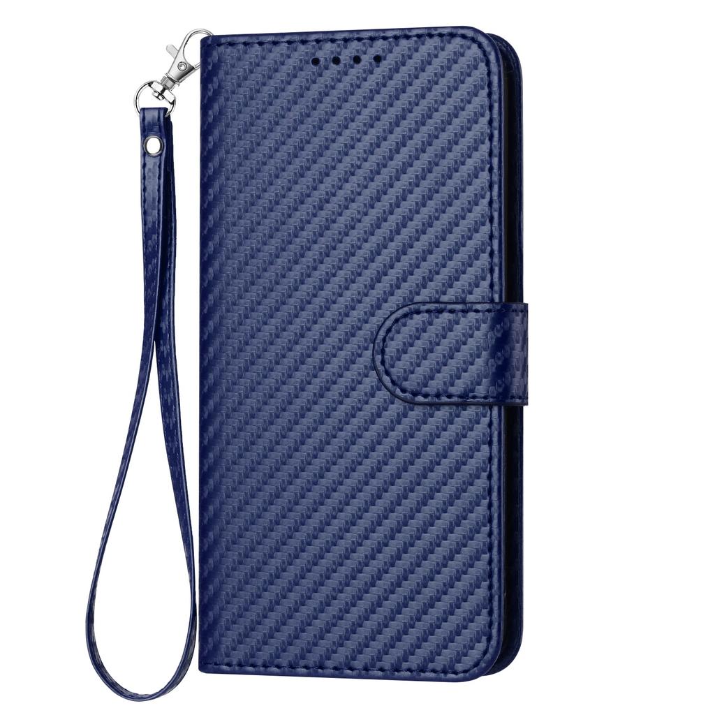 Imitating Carbon Fiber Patterns, PU Leather Wallet Card Bag Phone Case For Huaiwei P20,P30,P40,P50,Honor 50,Honor 60,Honor 70,Honor 90,X6,X7,X8...