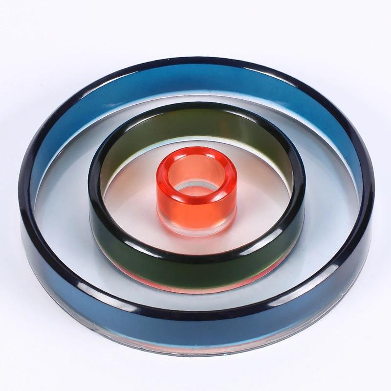 Круглый бетонный подсвечник, лоток, форма для гипса, коробка для хранения помады, силиконовая форма для изготовления смолы