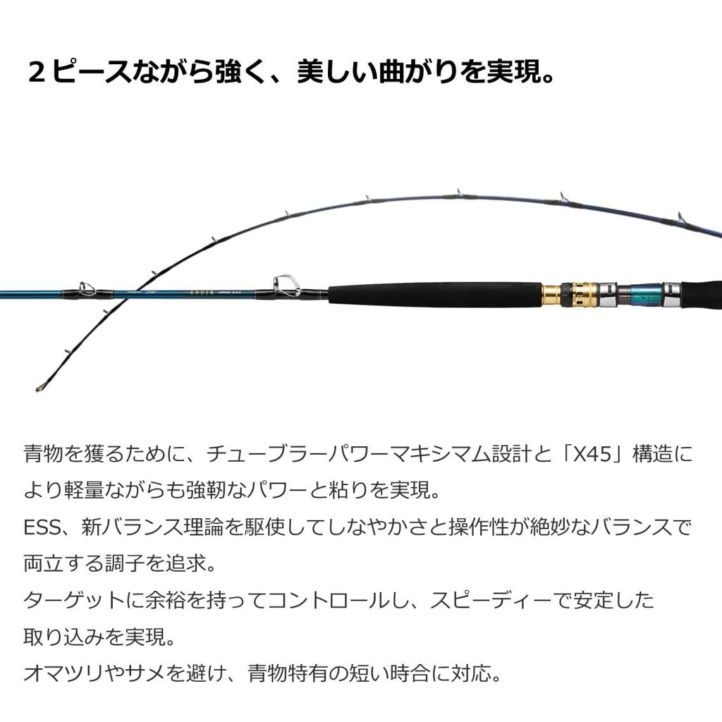 Daiwa Удилище для лодок Gowin Aomono M-215Q Green