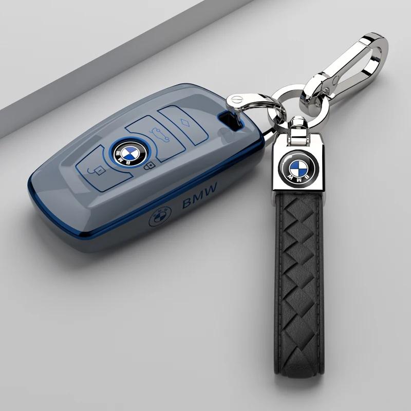4 Buttons for BMW F30 F20 F10 F18 F22 F01 X3 X4 F06 F02 M3 M5 Car Key Cover Case Shell Auto Styling Accessories BM5