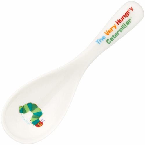 Ippinsha Children's Tableware Gift Set, Made In Japan, Microwave and Dishwasher Safe, White, Very Hungry Caterpillar Design, 807740