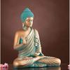 Latest Resin Meditating Handicrafts Buddha Idol Statue Showpiece Gift Gifting Item Polystone Home Decor Decoration