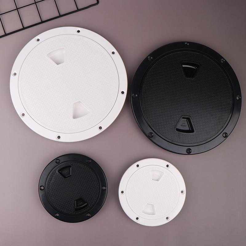 Круглые инспекционные люки из АБС-пластика с противоскользящей поверхностью, крышка люка для доступа с выкручивающимся винтом 4'' 6'' 8'' со съемной крышкой для каяков, яхт