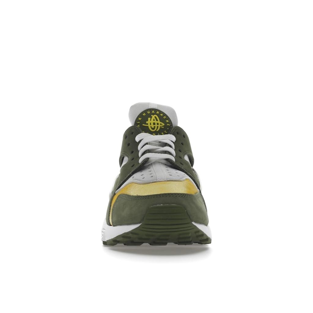 Nike Кроссовки унисекс Stussy x Air Huarache LE Dark Olive 2021 Green White Varsity-Maize DD1381-300