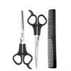 3 PCS of Professional Hair Design Tools Hair Clippers Hair Thinning Scissors Hair Clippers Portable Fine Tooth Combs Suitable for Hair Salons