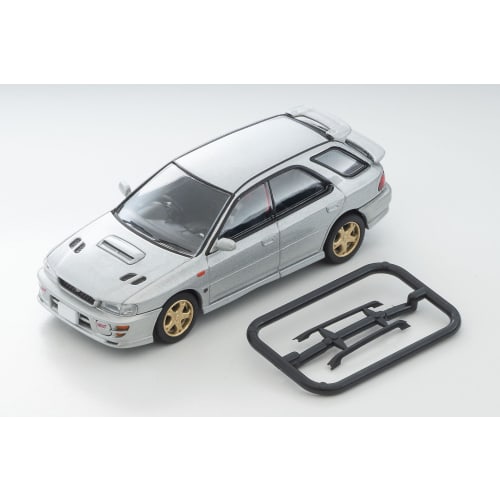 TOMYTEC Tomica Limited Vintage Neo LV-N281c Subaru Impreza Pure Sports Wagon WRX STi Ver.V Silver 1998 Model (Assembled)