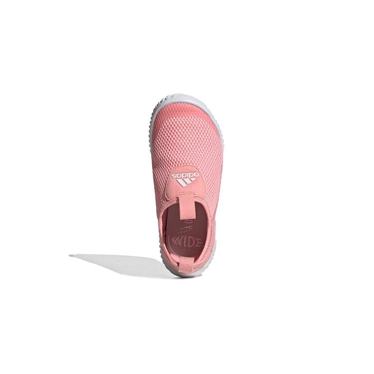 Adidas Rapidazen S Rdy C Mesh Slip Resistant Anti Kick Low top Kids' Running Shoes Pink White FX2572