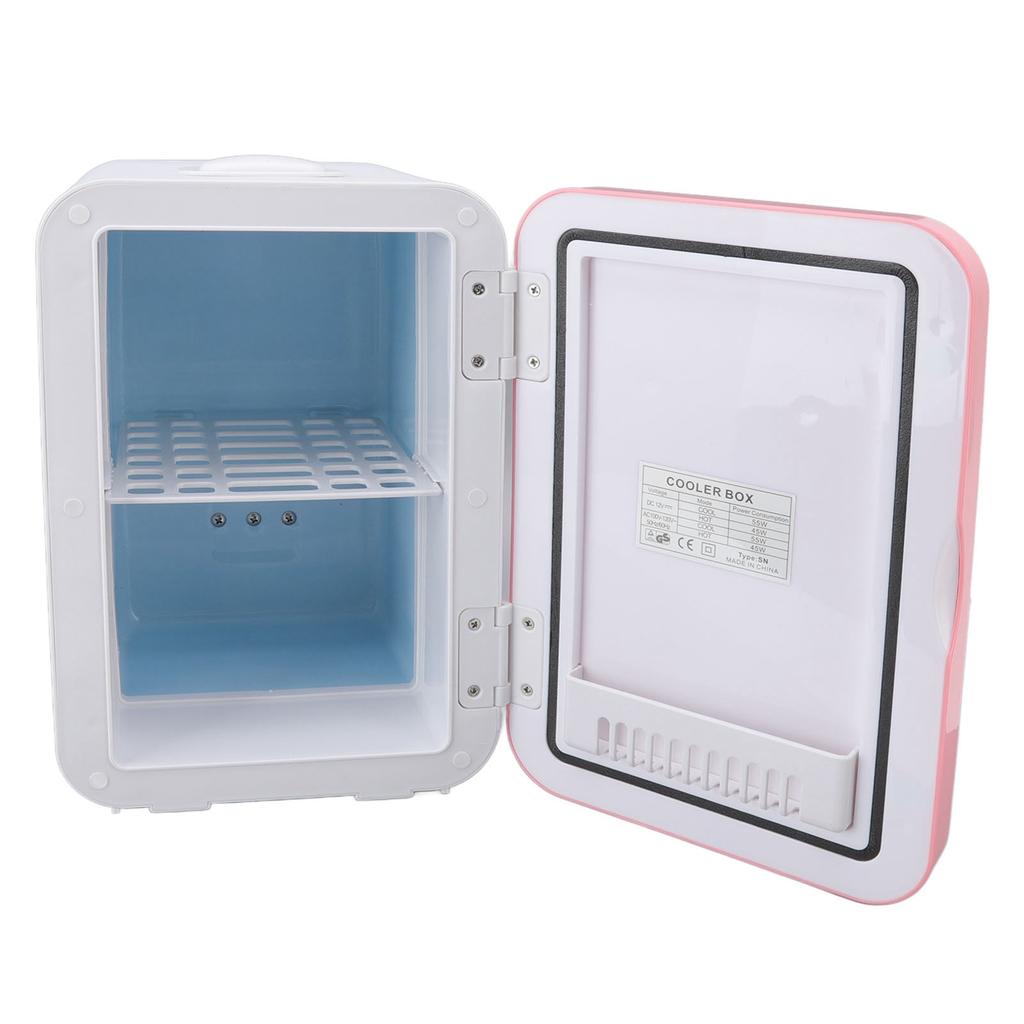8L Mini Refrigerator Portable Dual Purpose Cooler Warmer Small Fridge for Home Car Food Makeup