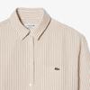 Lacoste Женская полосатая рубашка из смешанного льна CF1429-56G8GI