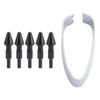 5pcs Stylus Pen Nibs Black 4096 Pressure Sensitivity Plastic Stylus Pen Replacement Tips for Note