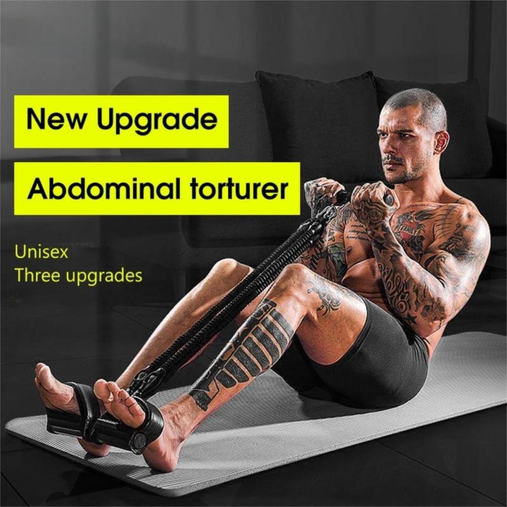 Нескользящий эспандер для лодыжек с ручками, веревка для растяжки ног для йоги и приседаний, домашние тренировки