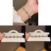 Модная женская ручная цепочка с подвеской из циркона с геометрическим дизайном для повседневного использования