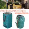 300L/120L/60L Green Large Capacity Heavy Duty Garden Waste Bag Durable Reusable Waterproof PP Yard Leaf Grass Container Storage