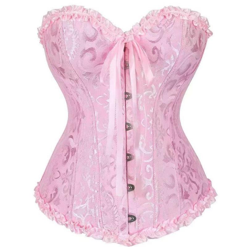 Women S Lace Corset Bustier Waist Trainer Body Shaper