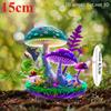 Glowing Mushrooms, 2D Flat Acrylic, Decoration, Suitable for Garden, Lawn, Patio, Outdoor, Christmas, Halloween