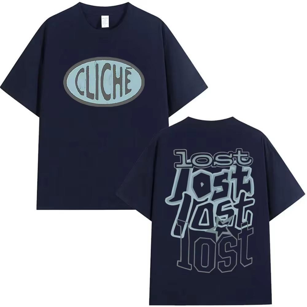 Модные футболки Rapper MGK Lost Americana Tour Высокое качество UNISEX Женские Хип-хоп Оверсайз Короткий рукав YK Футболка Летняя