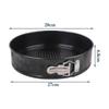 Non-Stick Round Carbon Steel Springform Cake Pan - For Chiffon Cake