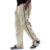 Men's Overalls Drawstring  Multi Pocket Casual Pants Hiking Pants Cotton Twill Pants