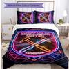West Ham United Football Printed 3 Pieces Bedding Set, Comfortable Skin Friendly Bedroom Duvet Cover Set