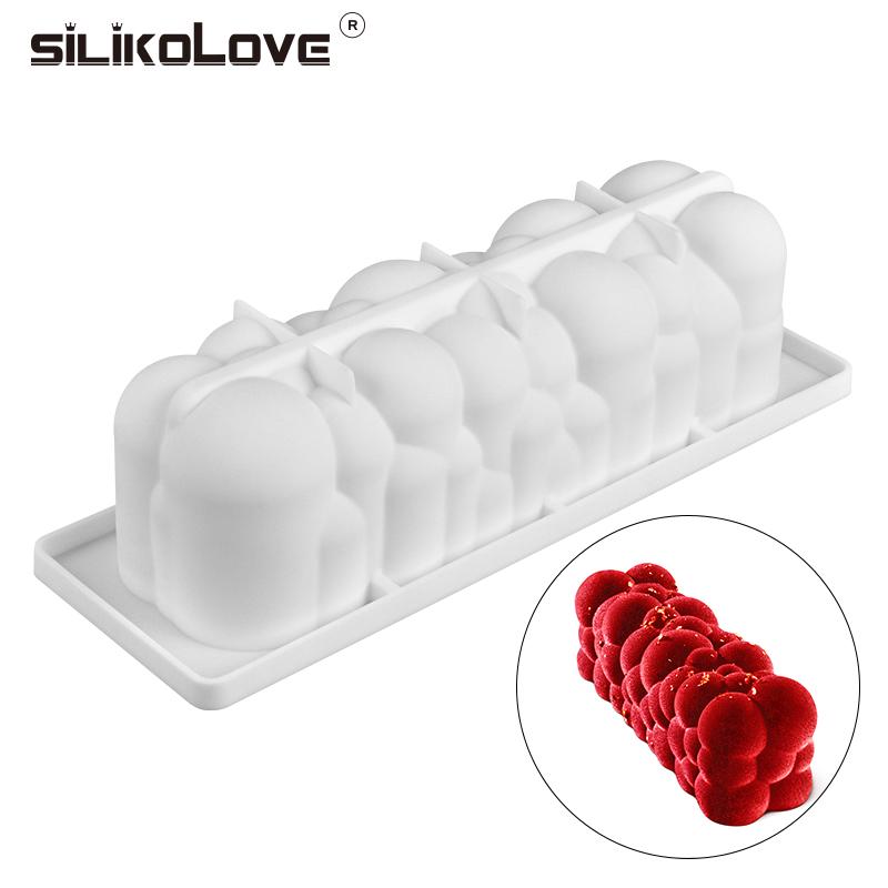 3D Cloud Series силиконовая форма художественная форма для торта DIY самодельные инструменты для выпечки пузырьковые спиральные десерты форма для мусса