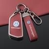 Для VOLKSWAGEN VW Модный Чехол-Оболочка из Цинкового Сплава и Кожи для Автомобильного Пульта ДУ Брелок Для VW Volkswagen Golf 8 2020 ID.3 ID.4 Cupra A