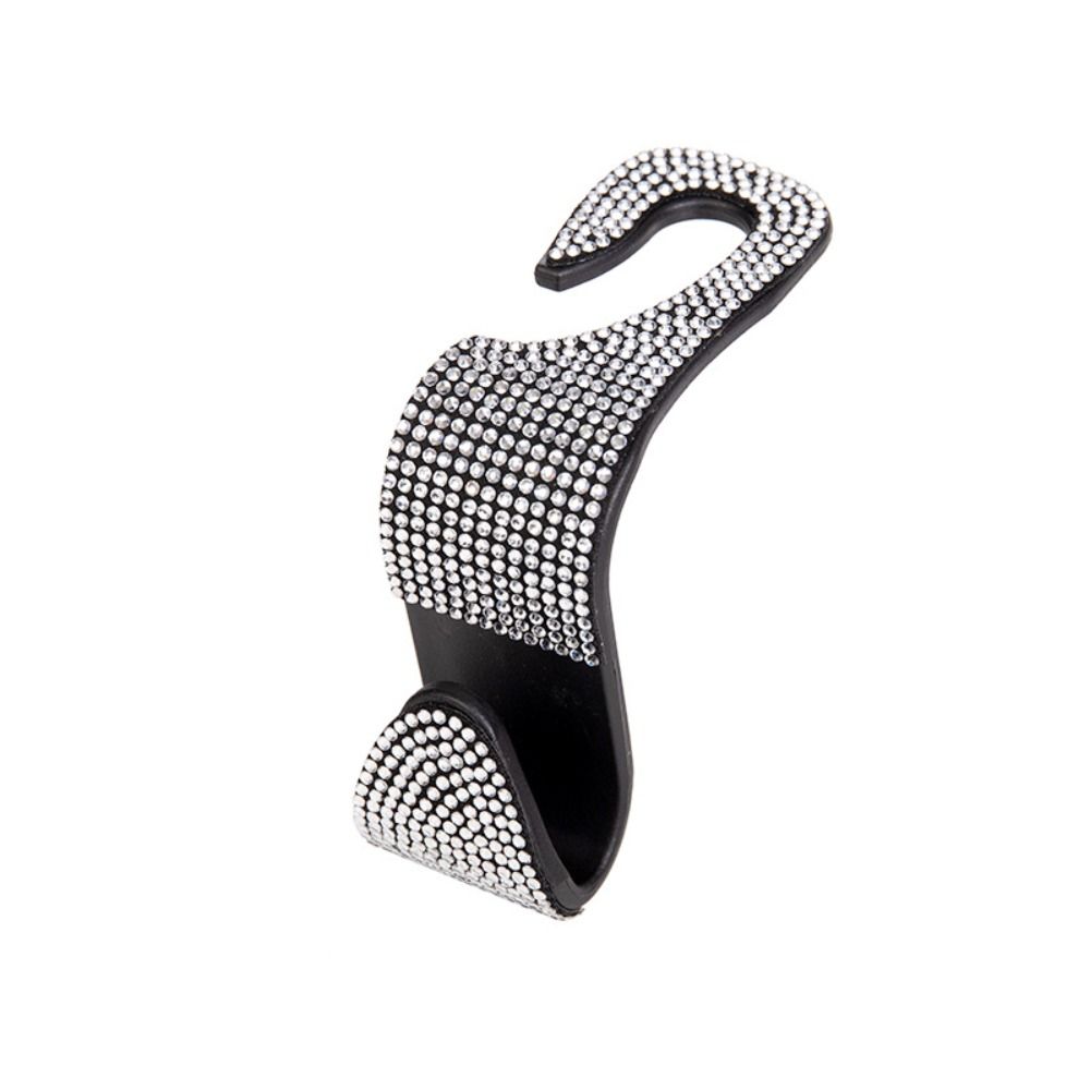 Holder Rhinestone Car Clips Headrest Hook Car Seat Back Hidden Hook Car Seat Bracket Storage Hanger