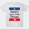 T Shirt Women Dont Mess With Texas Quote Design Art State Flag Harajuku Print Kawaii Tshirt Summer Short Sleeve Female T-Shirt Top Tee