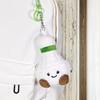 1 Piece Creative Pendant Cute Cartoon Badminton Keychain Soft Cotton Filled Plush Doll Backpack Decoration Holiday Birthday Gift