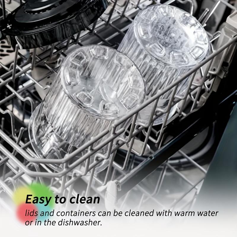 4 шт. пинты семейного размера Ninja Creami Deluxe 11 в 1, крышки 24 унции Контейнеры NC500/NC501 для всех замороженных продуктов, можно мыть в посудомоечной машине, не содержат BPA