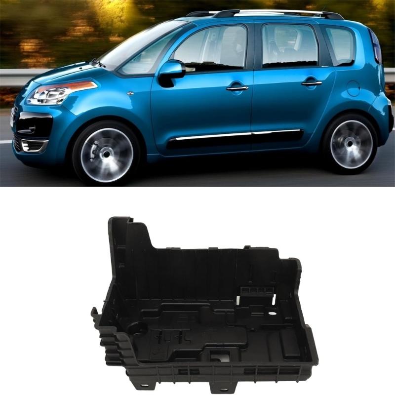 Автомобильные аксессуары для 301 208 207CC Elysee 9801801880 Поддон для аккумулятора Крышка аккумулятора автомобиля Слот Держатель аккумулятора Поддон